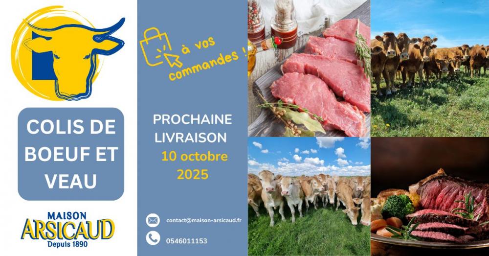 COLIS DE BOEUF ET DE VEAU - LABEL ROUGE